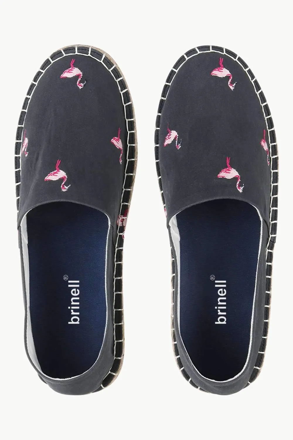 Mens Swan Embroidered Espadrilles