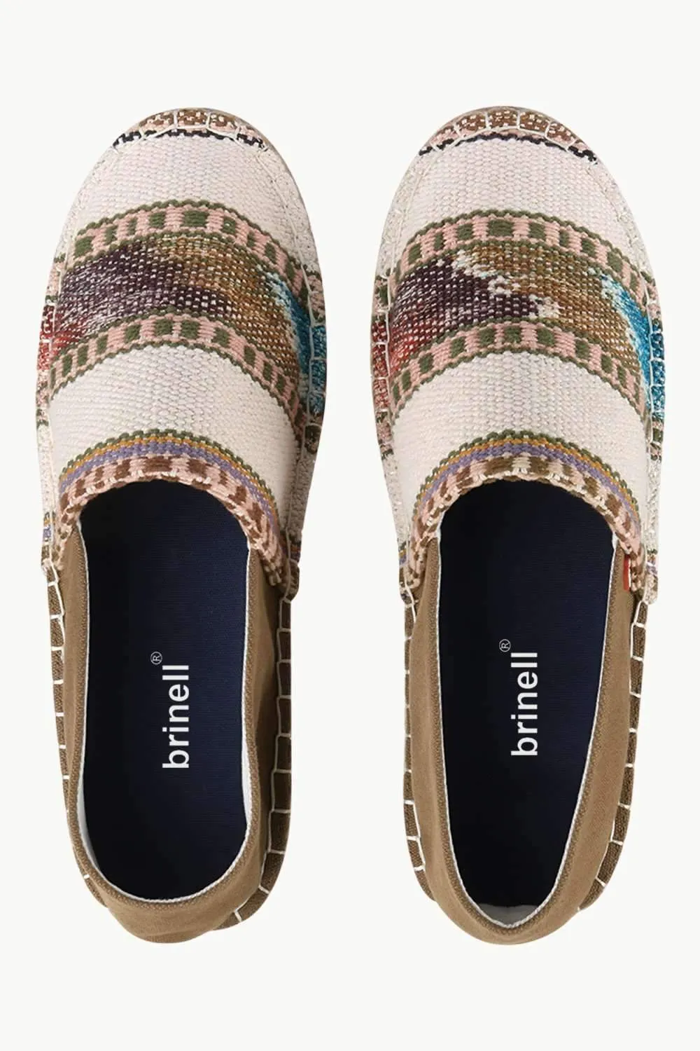 Mens Woven Ethnic Espadrilles