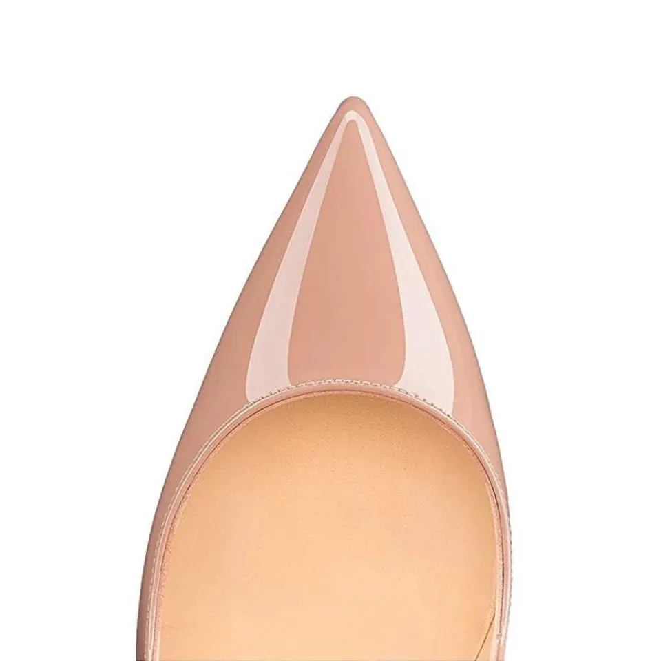 MistyRose Patent Pumps