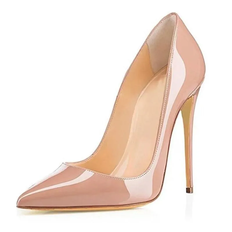 MistyRose Patent Pumps