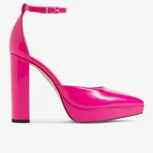 New Express Pink Closed Pointed Toe Platform Pumps size 8