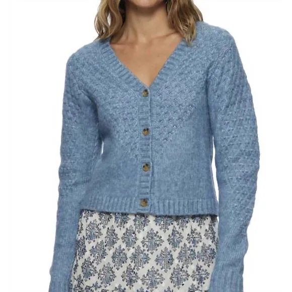 NEW FLAGS &amp; ANTHEM lottie button up in dusty blue