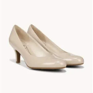 NWT Lifestride Parigi patent beige pumps heels sz 9.5M