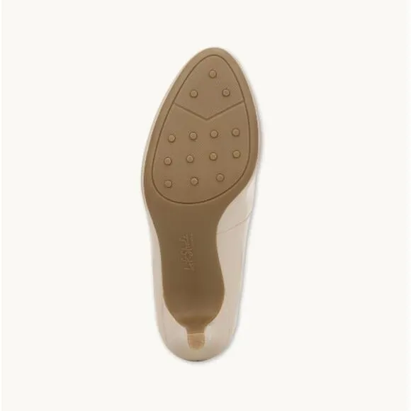 NWT Lifestride Parigi patent beige pumps heels sz 9.5M