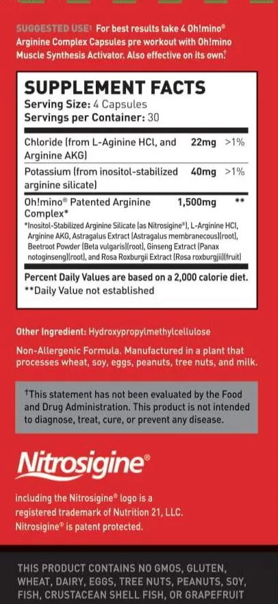Oh!mino® Nitric Oxide Booster BFF ACCESS