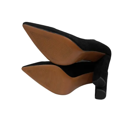 Only Maker Black Suede Pointed Toe Pumps – Size 13