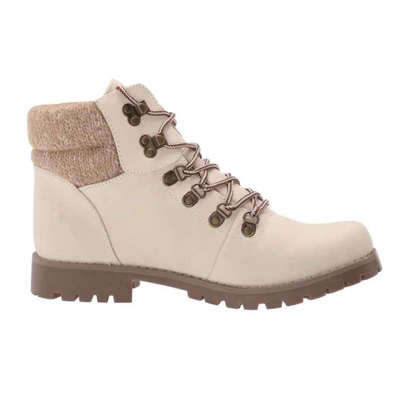 PATHFIELD Women's Lace Up Lug Sole Booties Winter Boots
