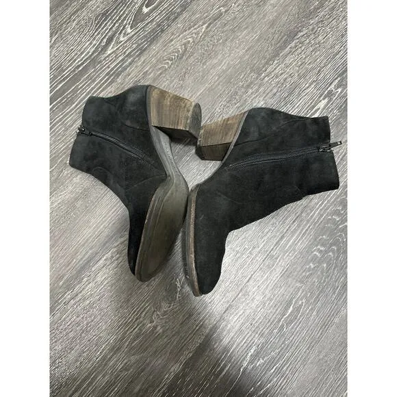 Paul Green Obermat Etch Leder Booties Black Size US 8.5
