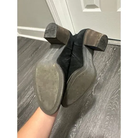 Paul Green Obermat Etch Leder Booties Black Size US 8.5