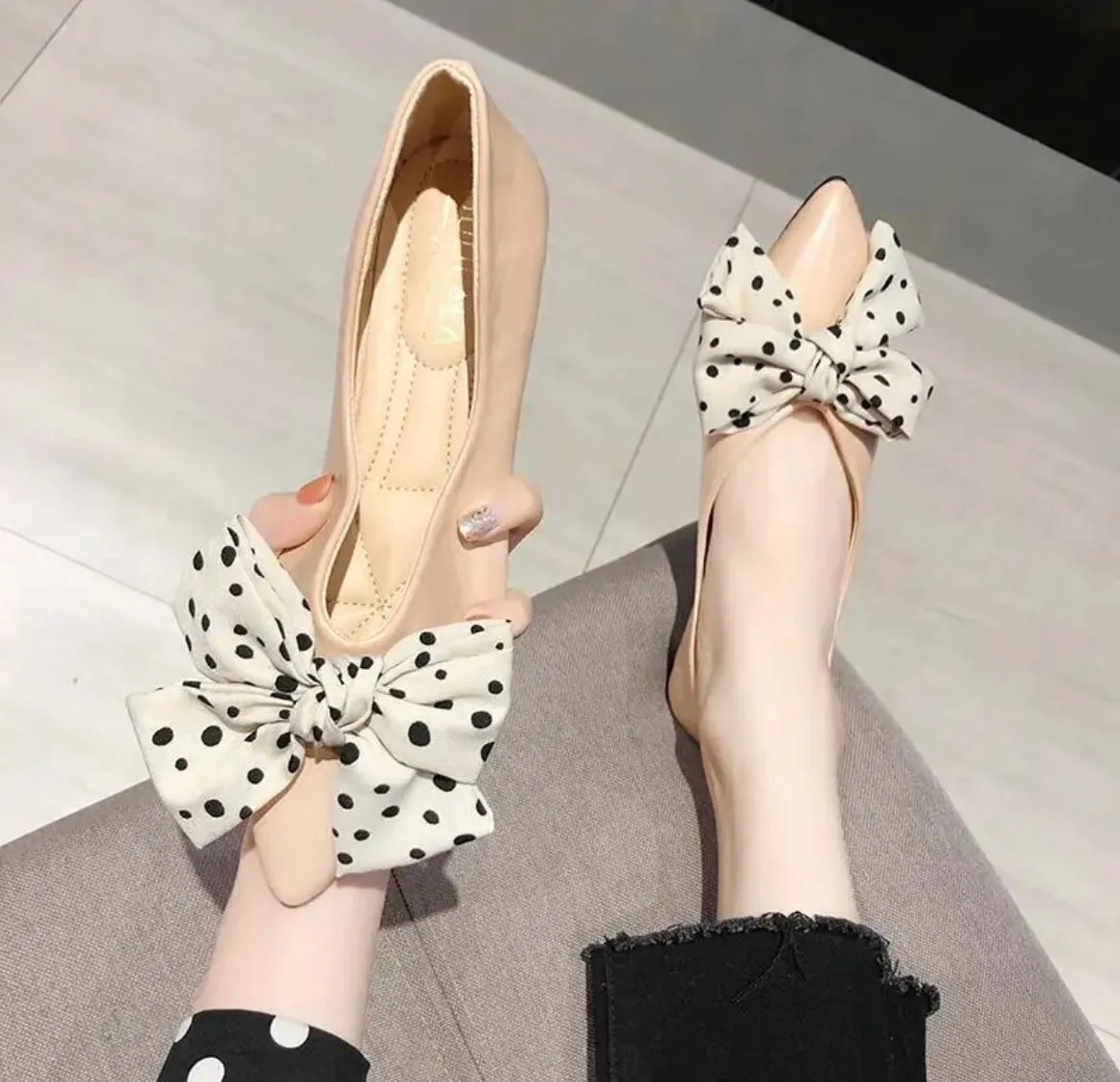 Penelope Bow-Embellished Pumps