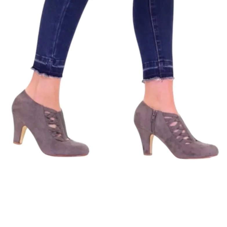 PIPER Women's Cagey Upper Ankle Boot Heel Booties