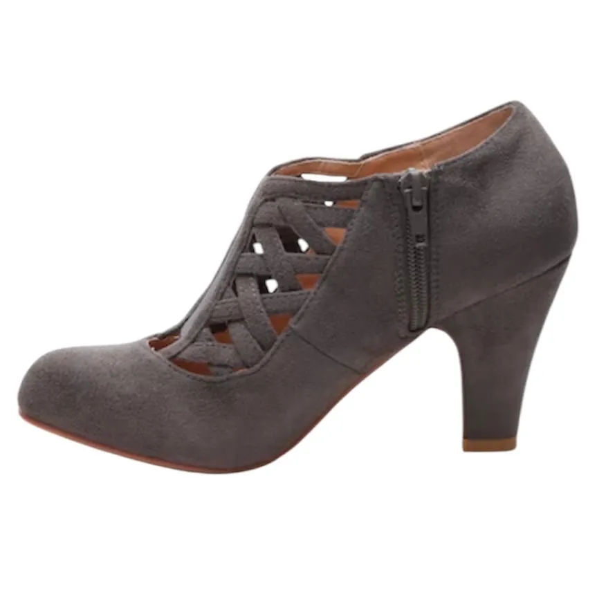 PIPER Women's Cagey Upper Ankle Boot Heel Booties