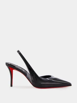 Posticha 80 mm Black Slingback Pumps