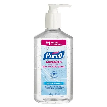 PURELL Hand Sanitizer -Gel 12 fl oz Table Top Pump Bottle (Case of 12)- 3659-12