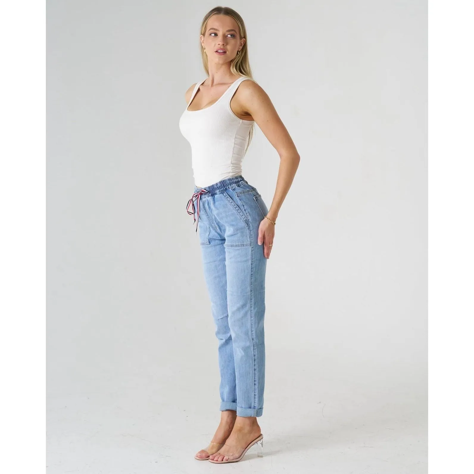 Ralph Denim Jogger Pants