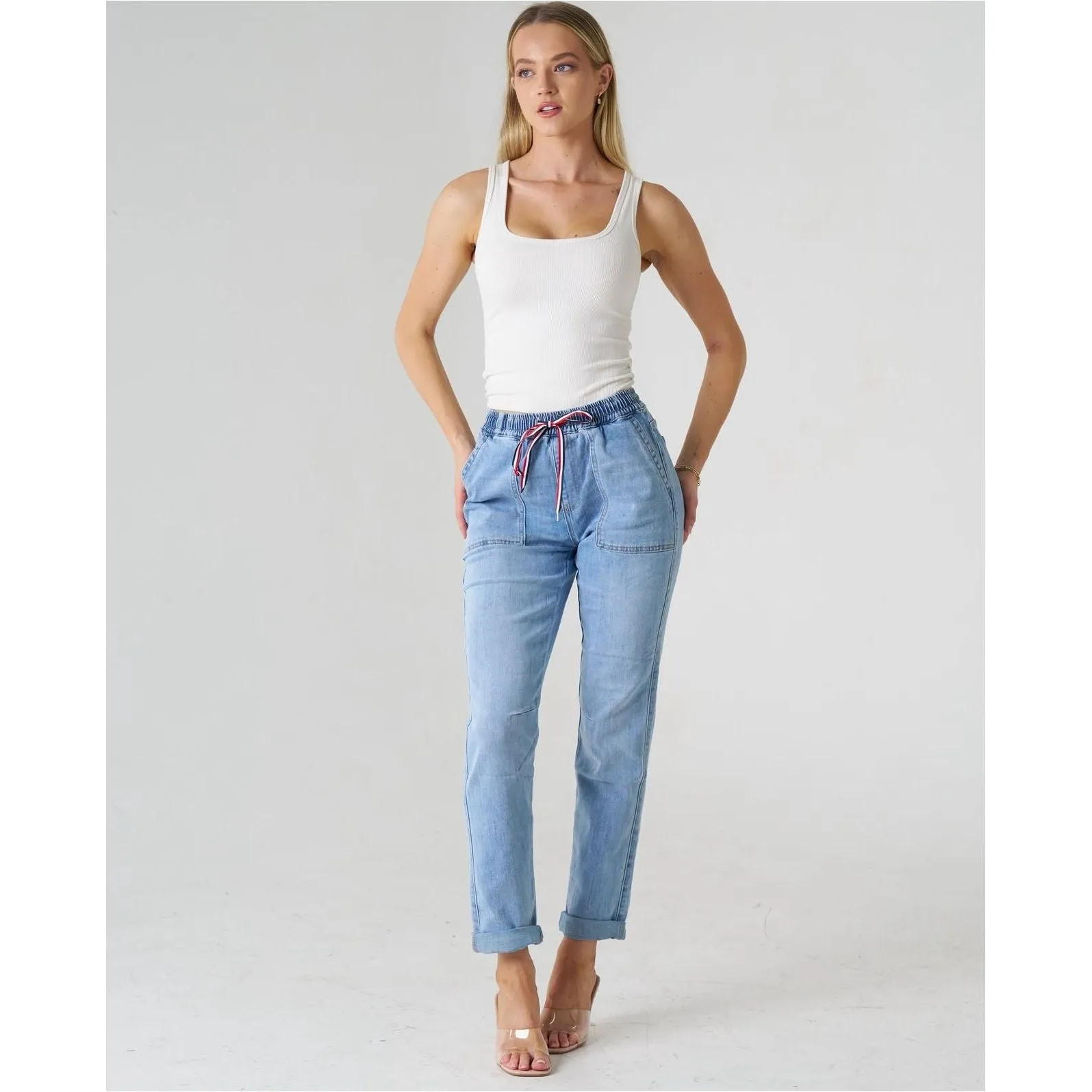 Ralph Denim Jogger Pants