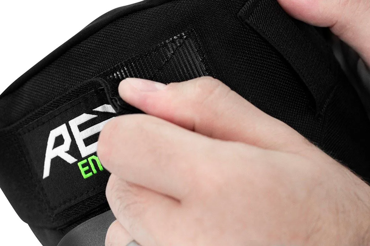 REKD Energy Patrol Skateboard Skate BMX Ramp Knee Pads - Black