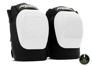 REKD Energy Patrol Skateboard Skate BMX Ramp Knee Pads - White
