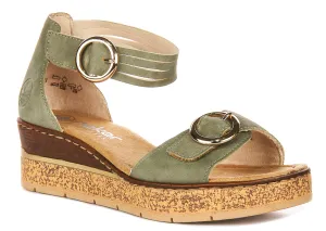 Rieker 63780-52 In Green For Women