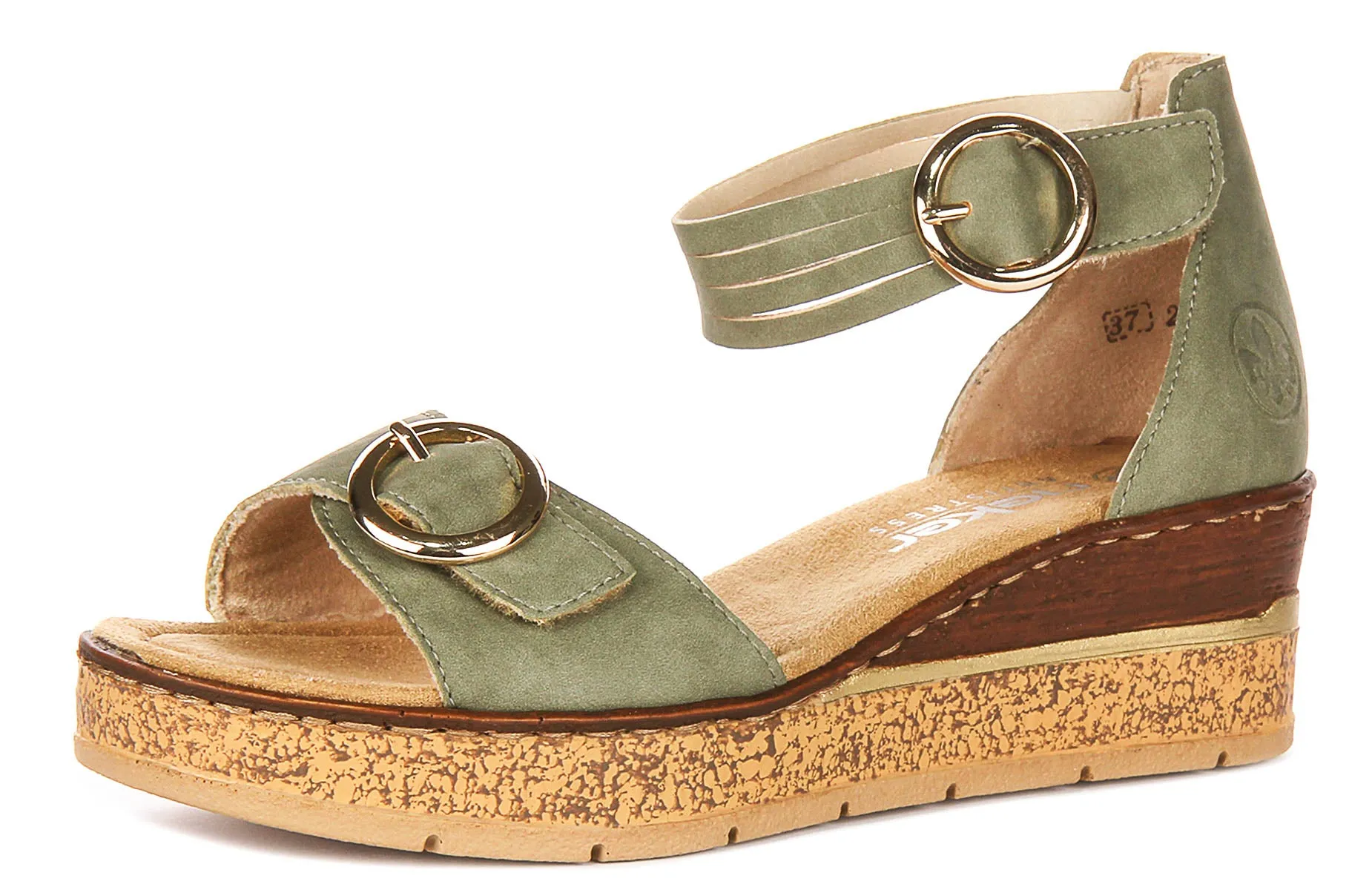Rieker 63780-52 In Green For Women