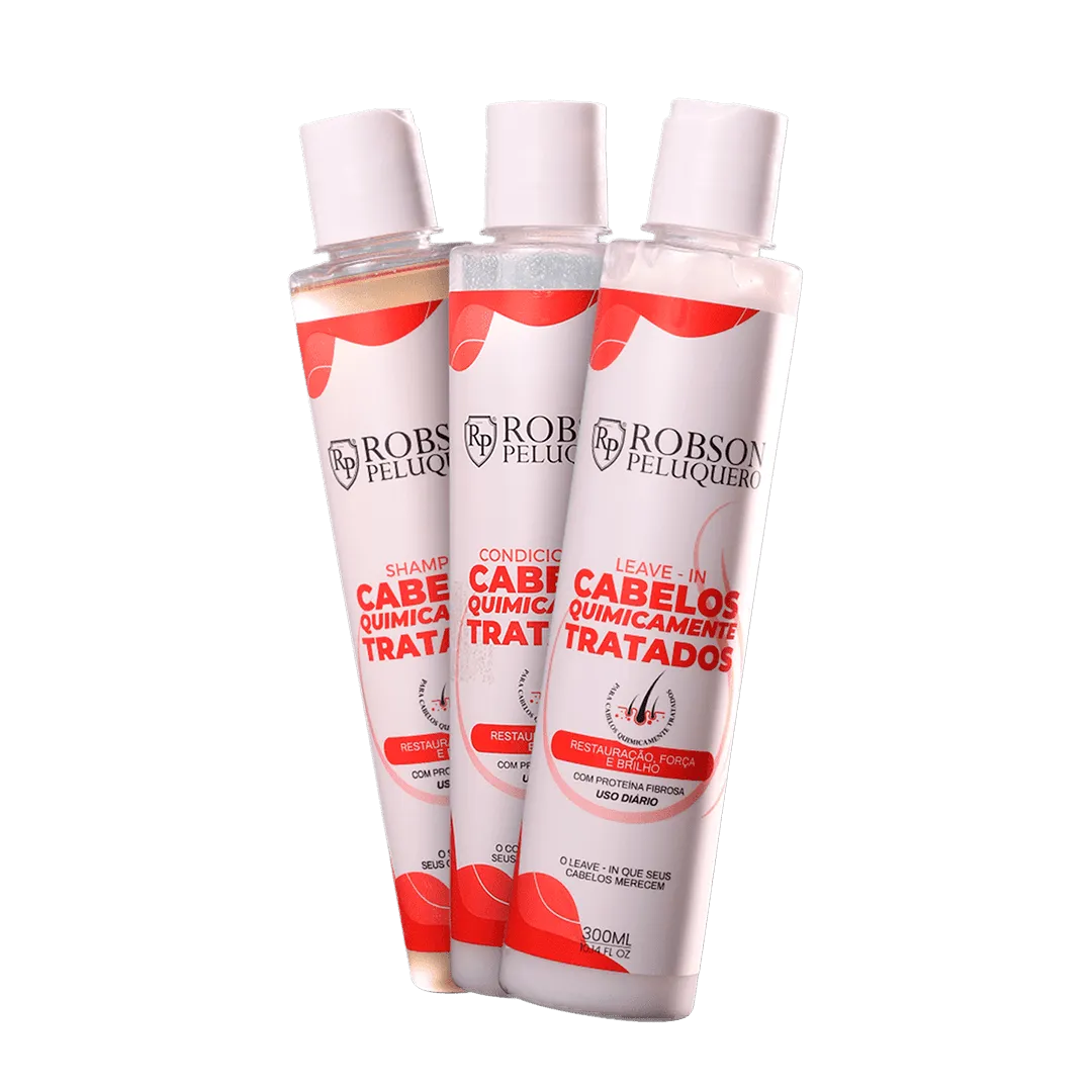 Robson Peluquero Home Care Chemically Treated Hair Kit 3x300ml / 3x 10.1 Oz