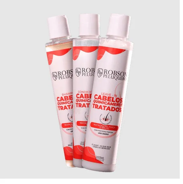 Robson Peluquero Home Care Chemically Treated Hair Kit 3x300ml / 3x 10.1 Oz