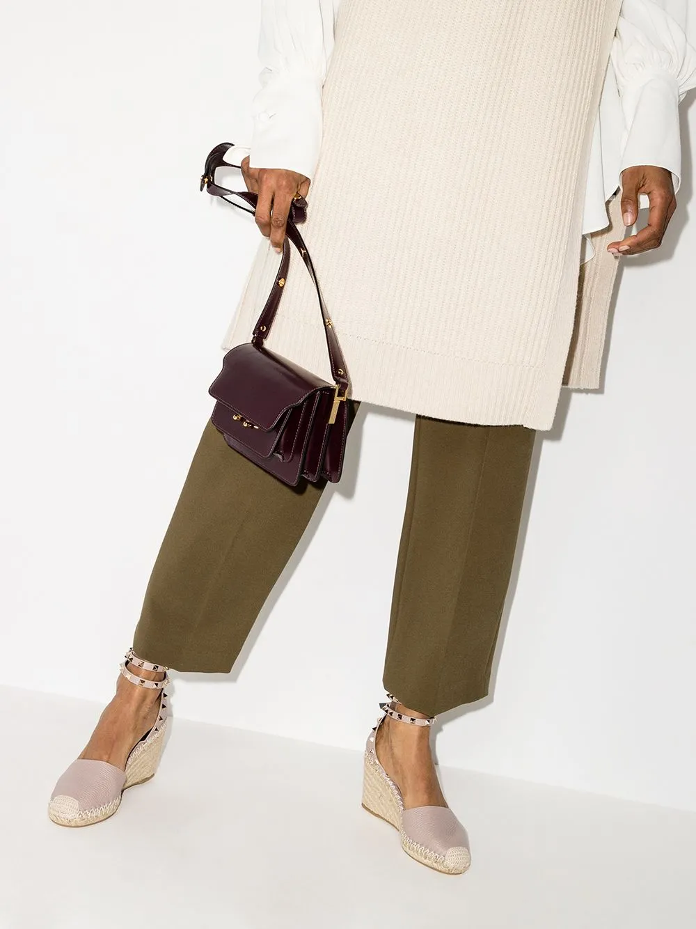 Rockstud Wedge Espadrilles
