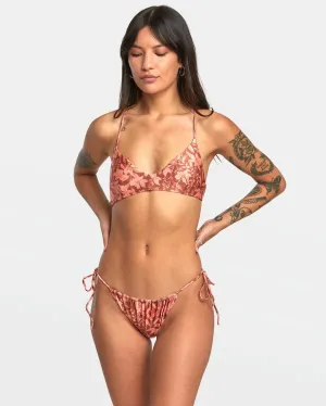 Rvca Women's Oasis Crossback Bikini Top Final Sale
