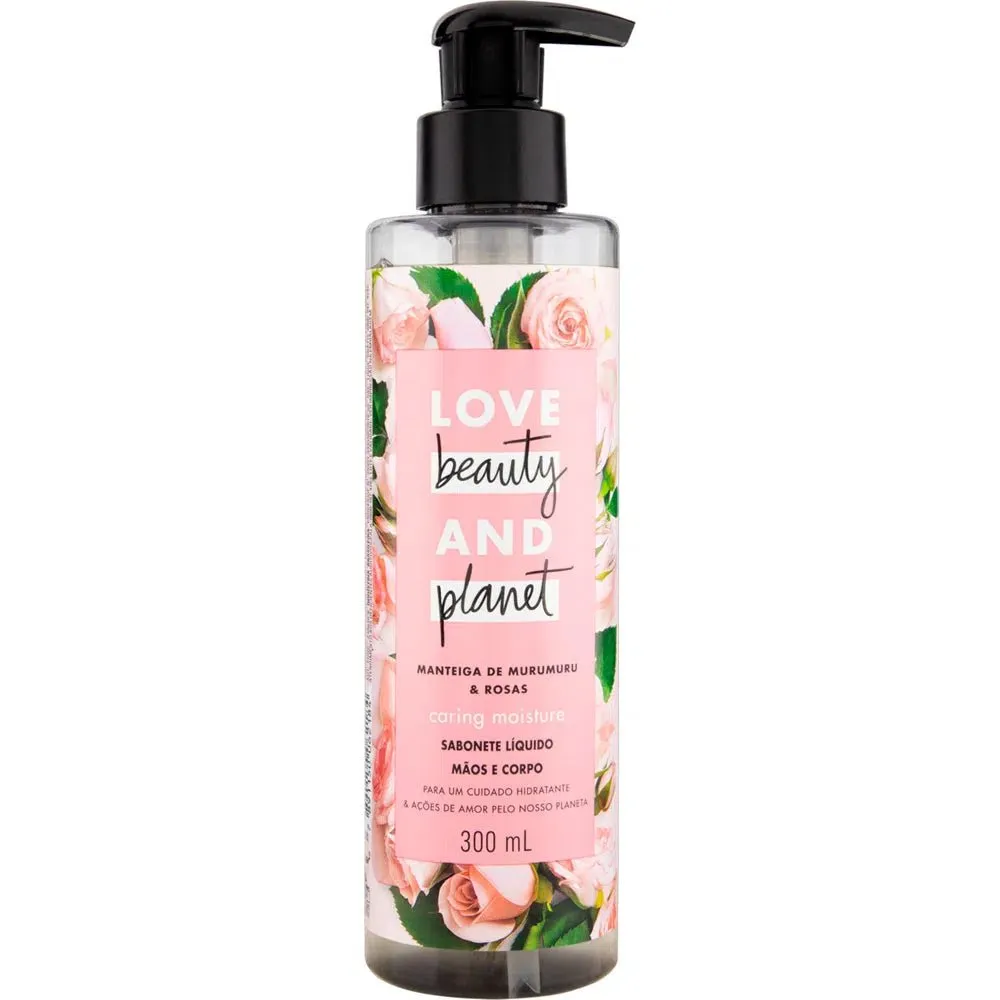 Sabonete Love Beauty And Planet Líquido, Caring Moisture, 300Ml