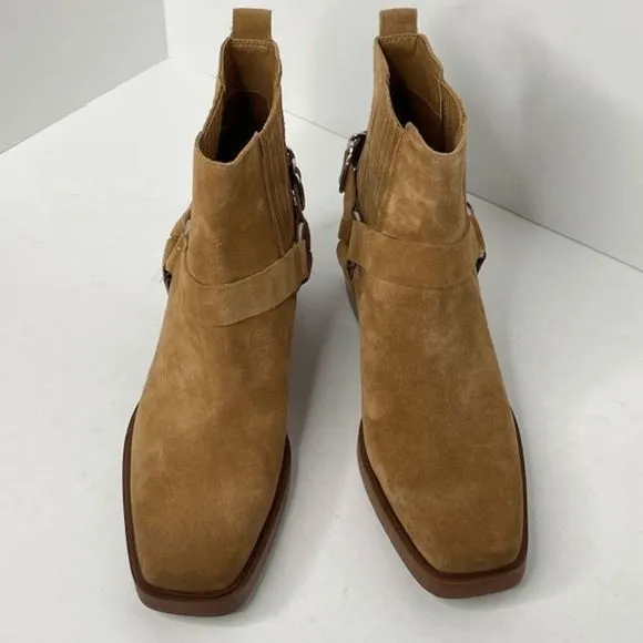 Sam Edelman Bellamie Camel‎ Suede Booties