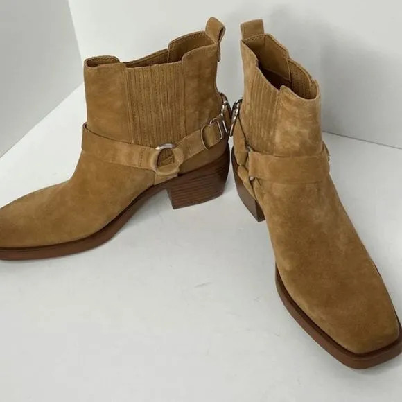 Sam Edelman Bellamie Camel‎ Suede Booties