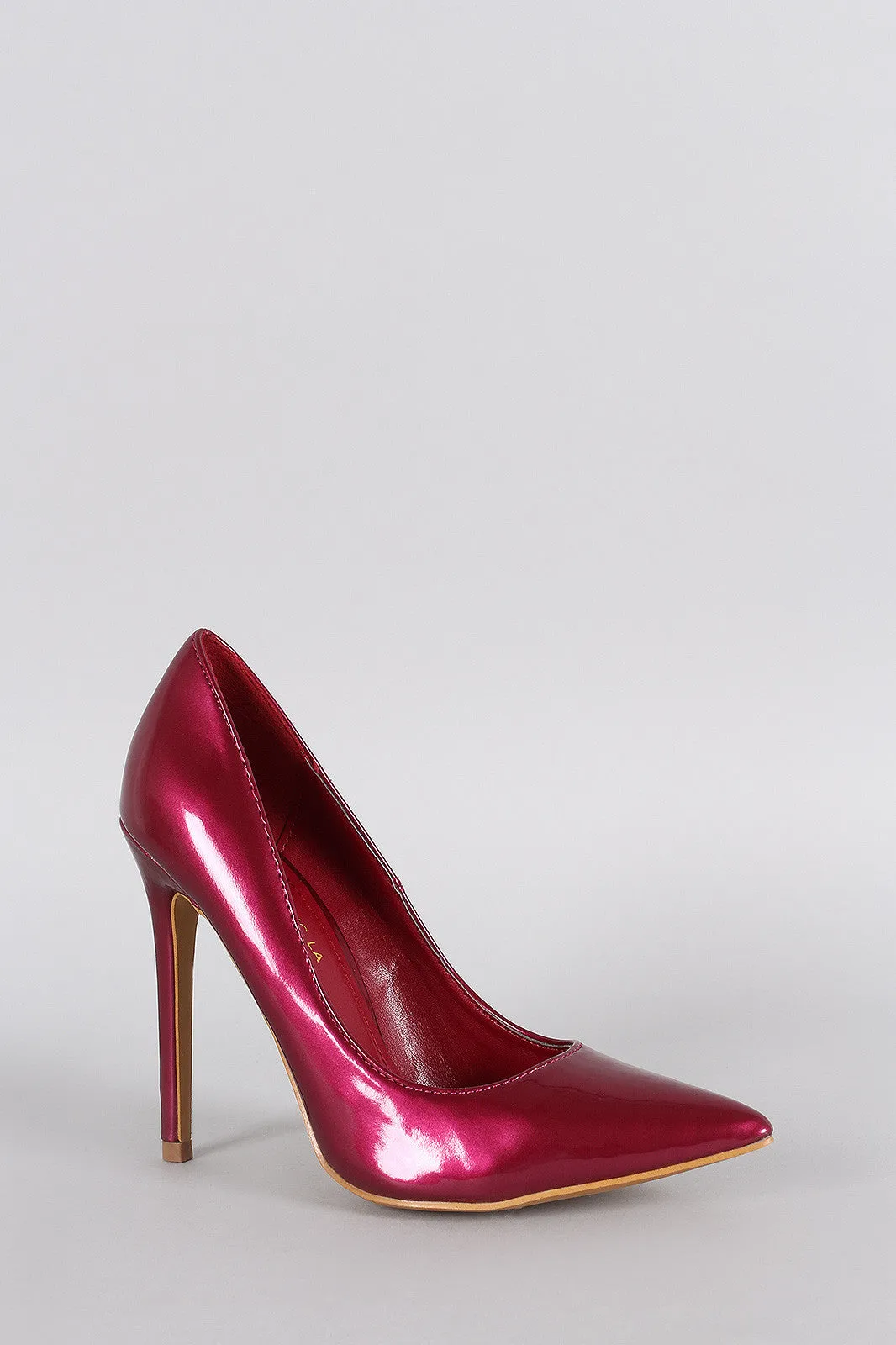 Shoe Republic LA Pearl Patent Pointy Toe Pump