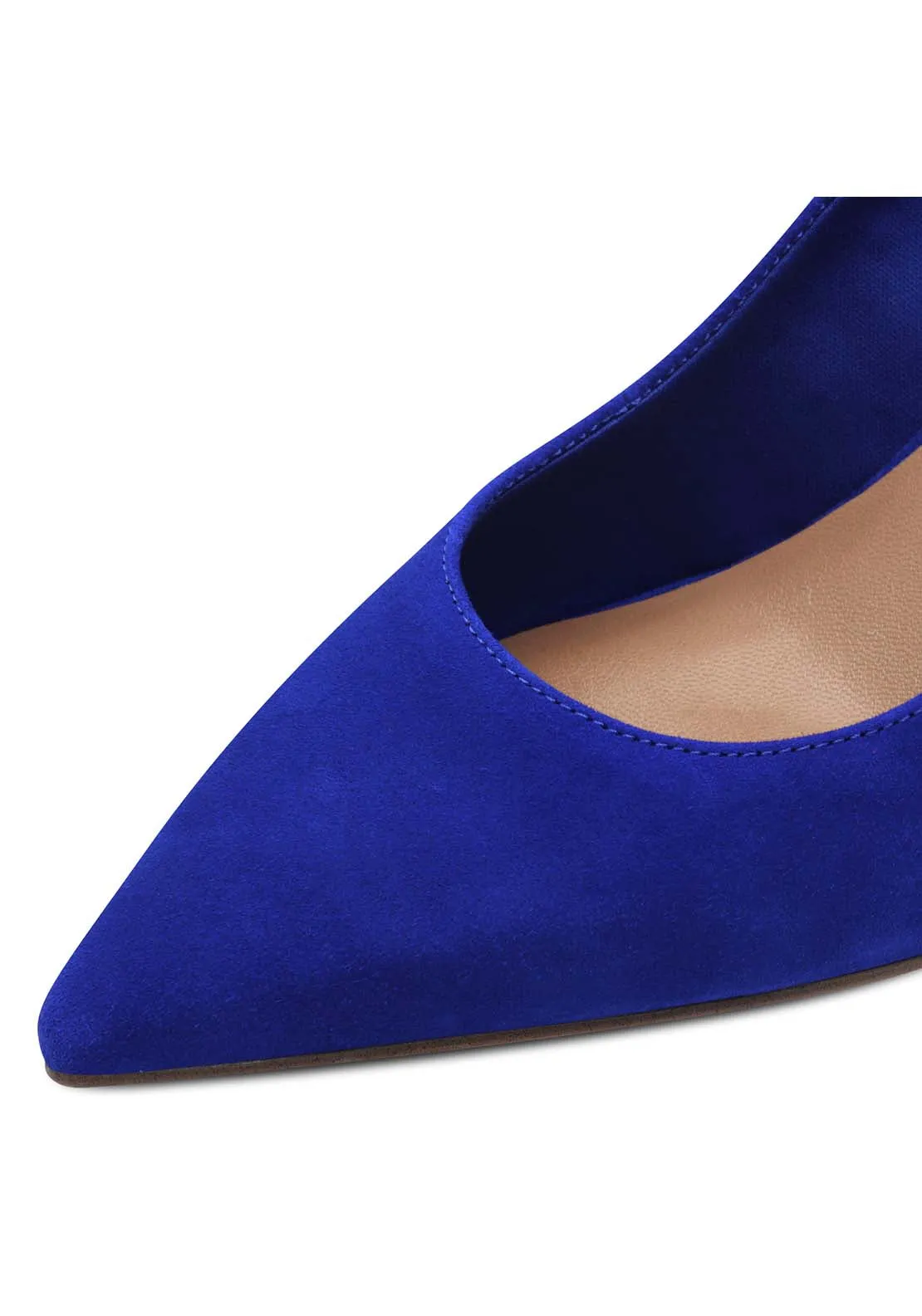 Sling Back Heeled Shoe - Royal Blue