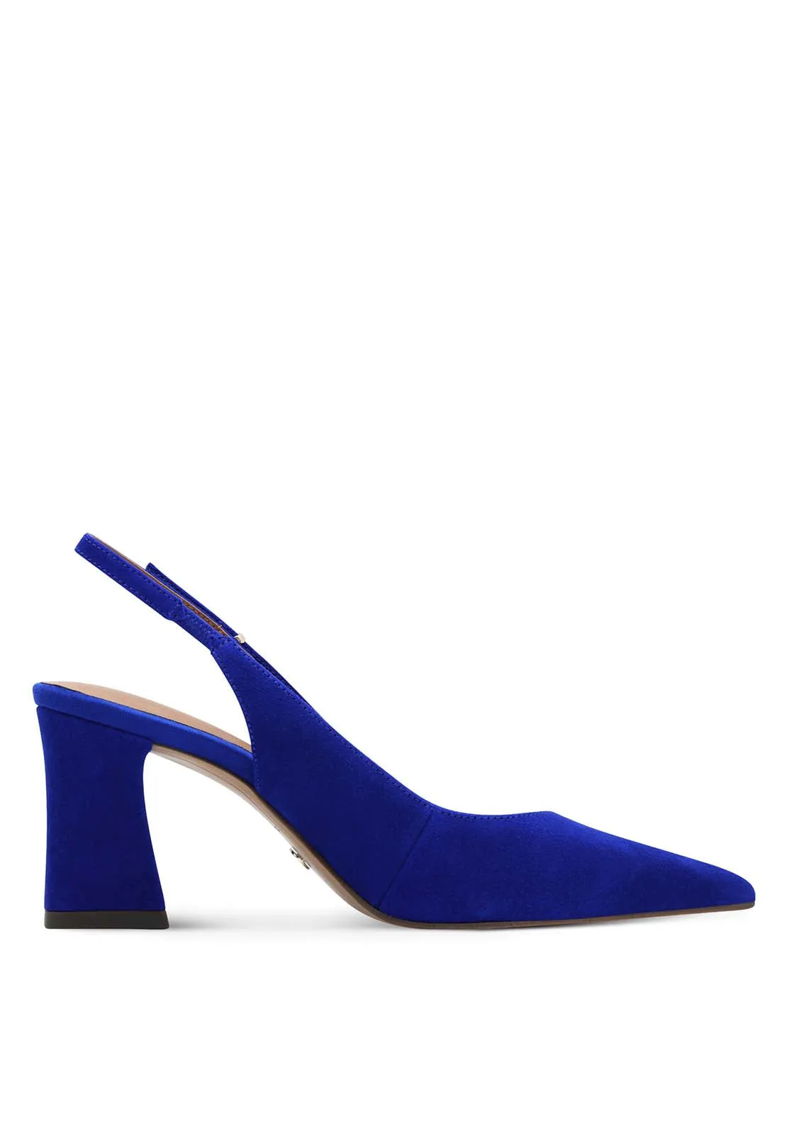 Sling Back Heeled Shoe - Royal Blue