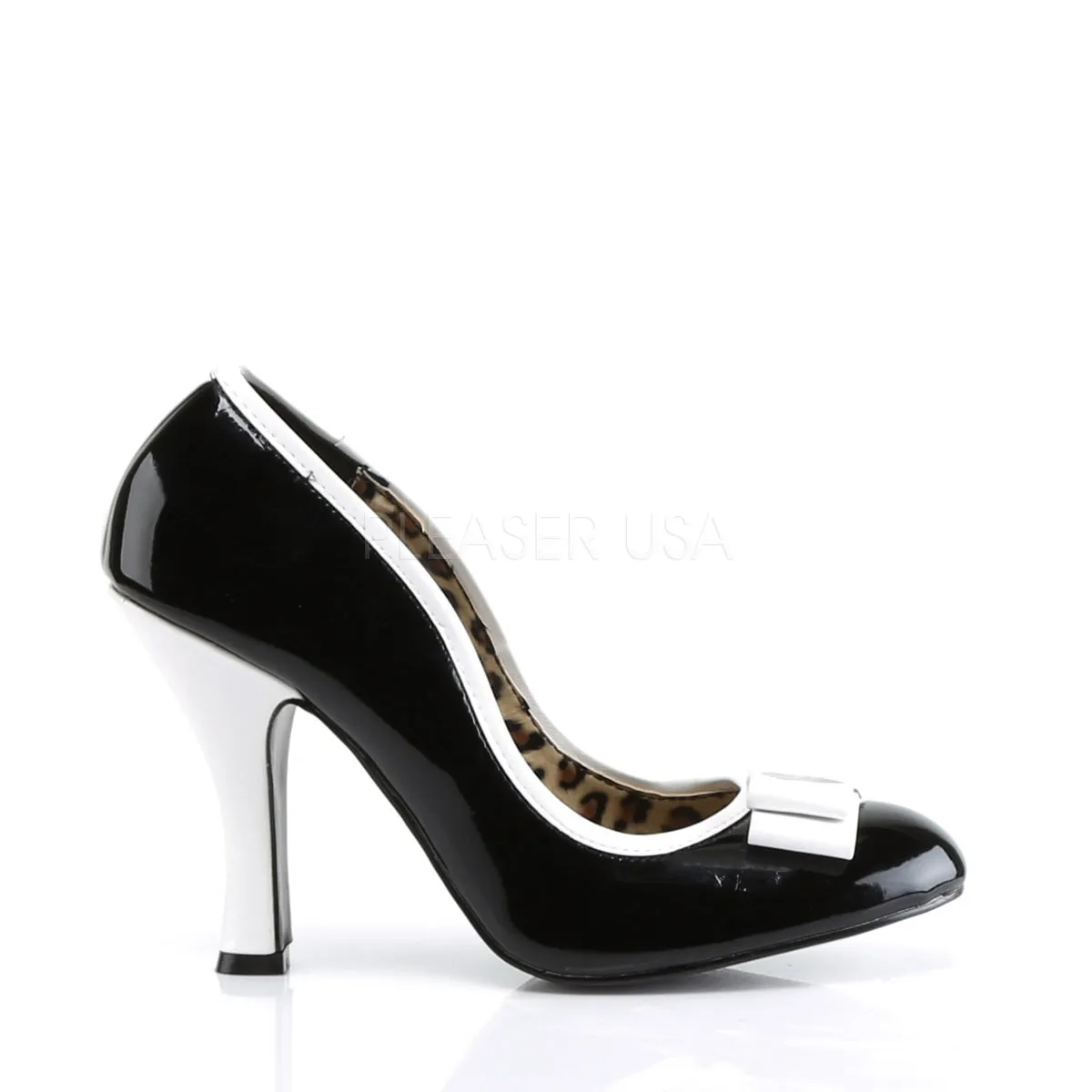 SMITTEN-01  Black-White Patent
