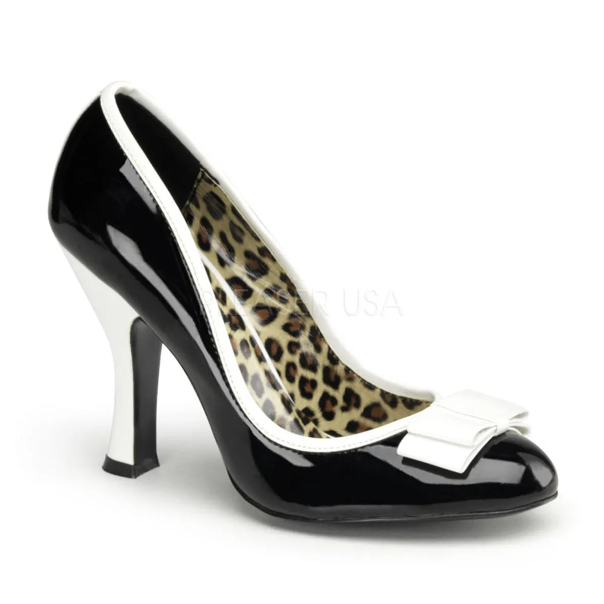 SMITTEN-01  Black-White Patent