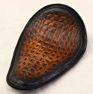 Solo Seat Chopper Harley Sportster Ant Blk Gator Banana