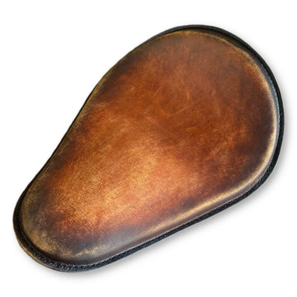 Sportster Harley Spring Seat Chopper Chopper Honda 11x14 Brown On Brown Distress Leather