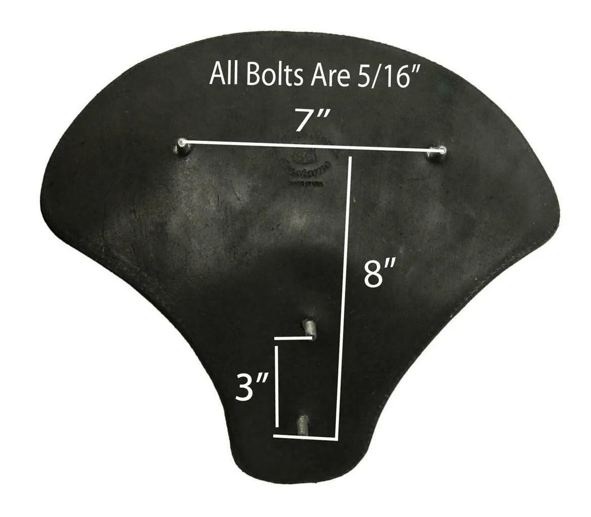 Spring Seat Chopper Bobber Harley Sportste 15x14 Tractor Ant Brn Tooled Leather