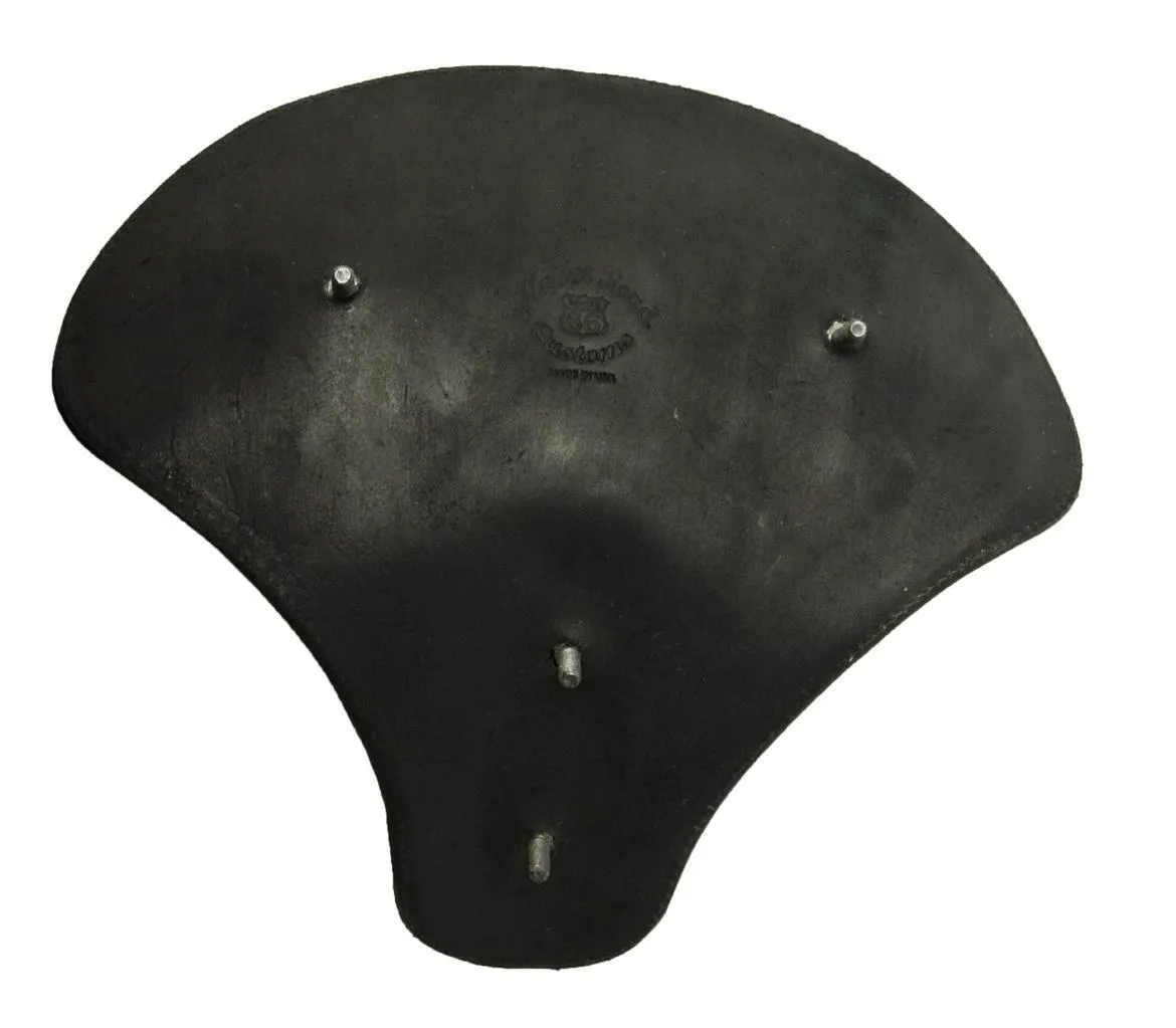 Spring Seat Chopper Bobber Harley Sportster 15x14 Tractor Brown Tooled Leather