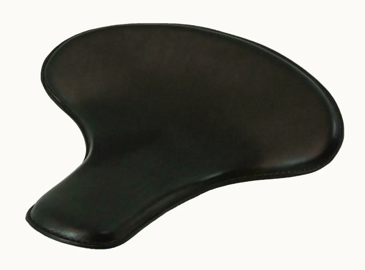 Spring Solo Tractor Seat Harley Touring Indian Chief 17x16" Black Distress Veg