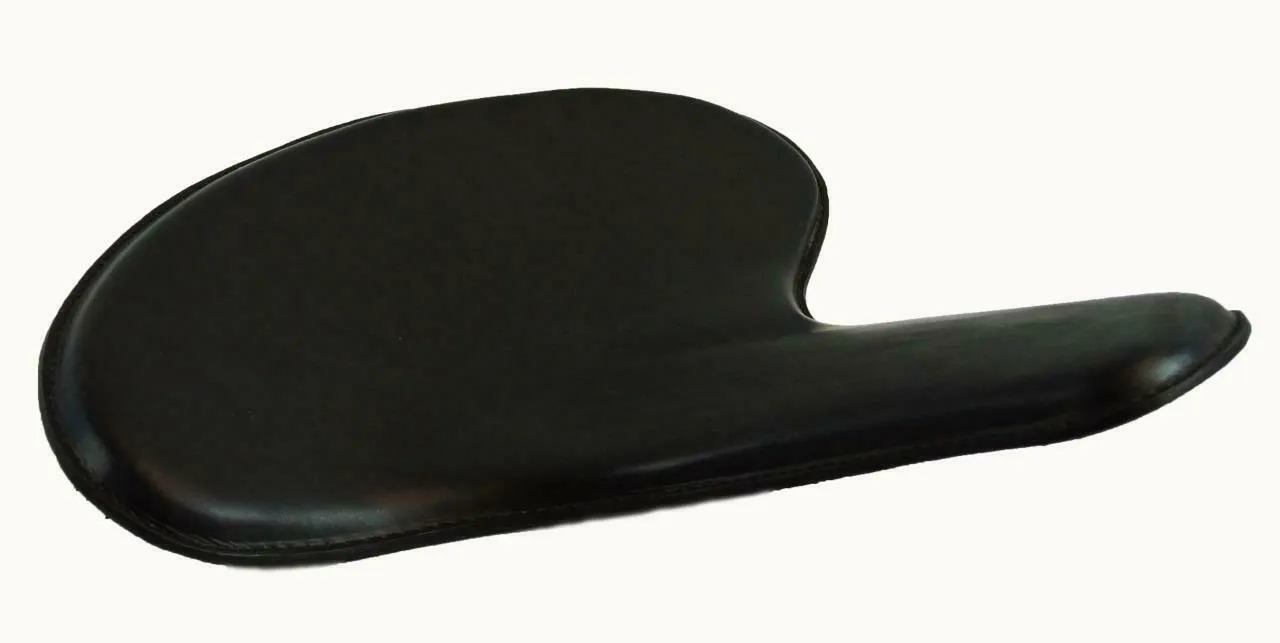 Spring Solo Tractor Seat Harley Touring Indian Chief 17x16" Black Distress Veg