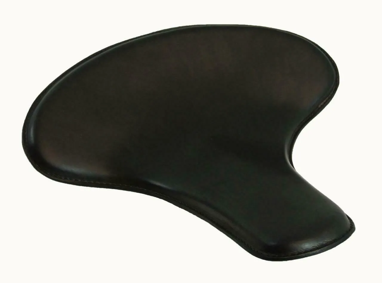 Spring Solo Tractor Seat Harley Touring Indian Chief 17x16" Black Distress Veg