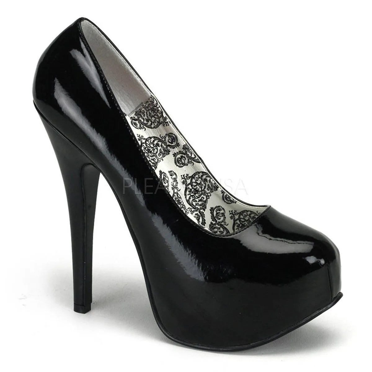 SS-TEEZE-06W Pump  | Black Patent
