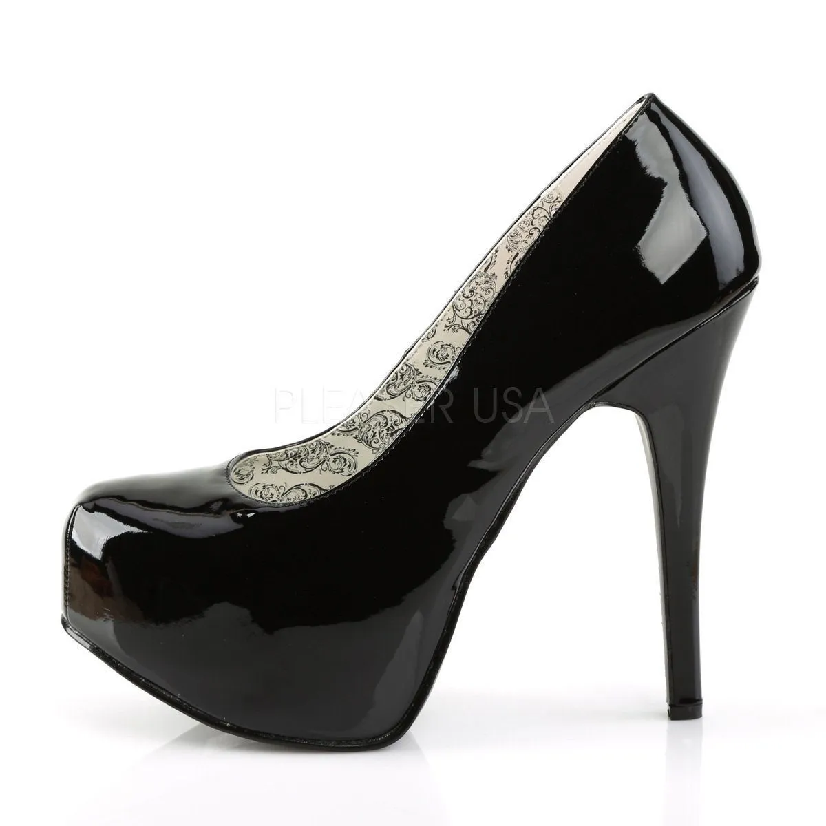 SS-TEEZE-06W Pump  | Black Patent