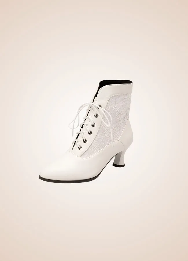 Steampunk Pointed Toe Ankle Boots