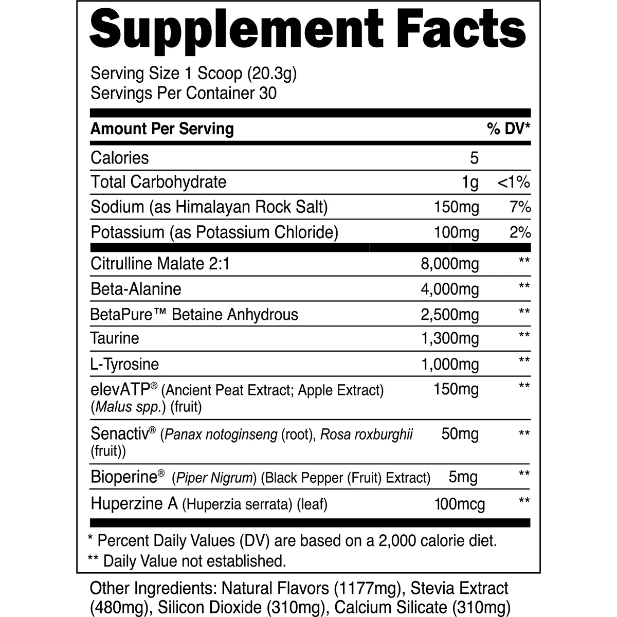 Stim-Free Pre Workout (100% Caffeine Free)