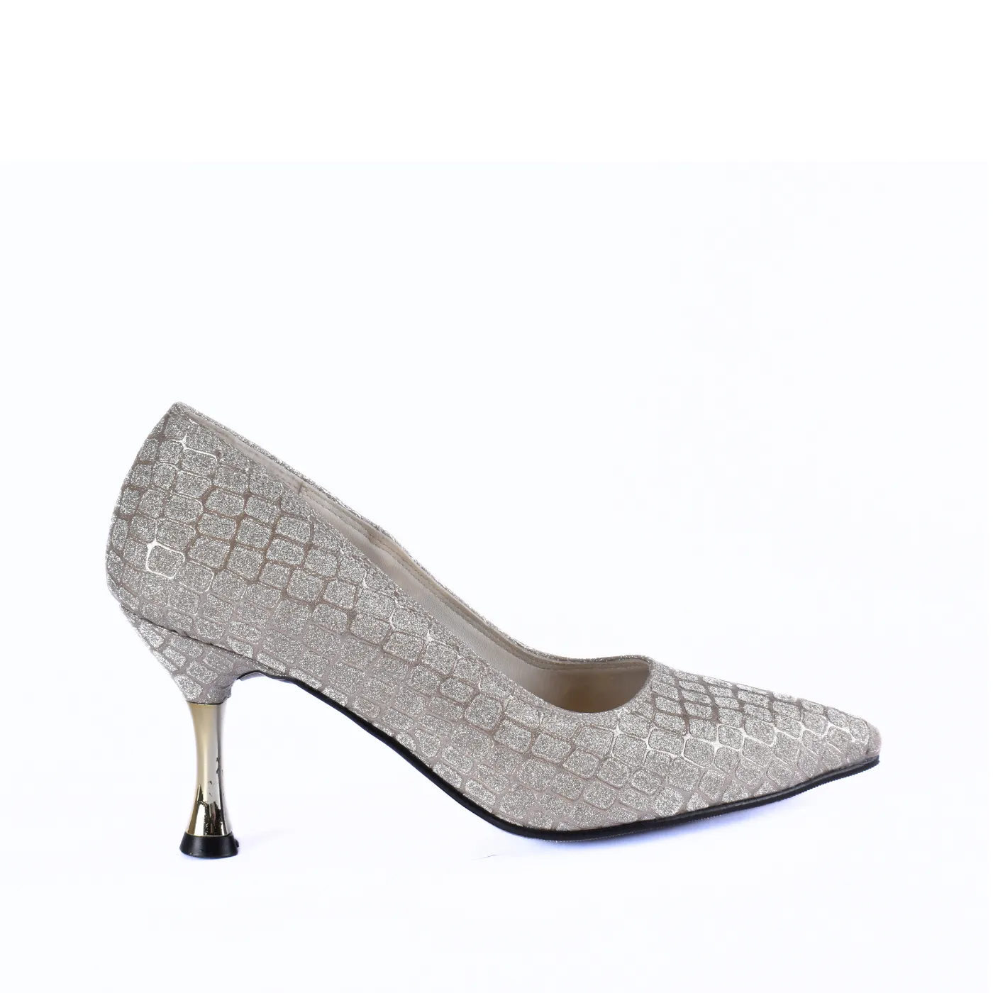 Stitched Details Pointed Pumps