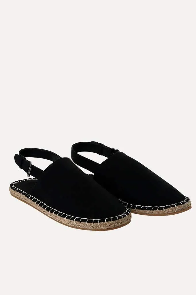 Strap Black Sandal Espadrilles