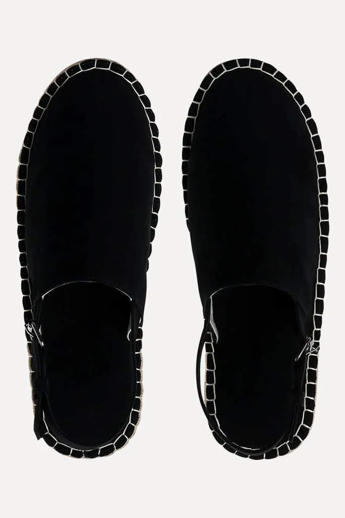 Strap Black Sandal Espadrilles